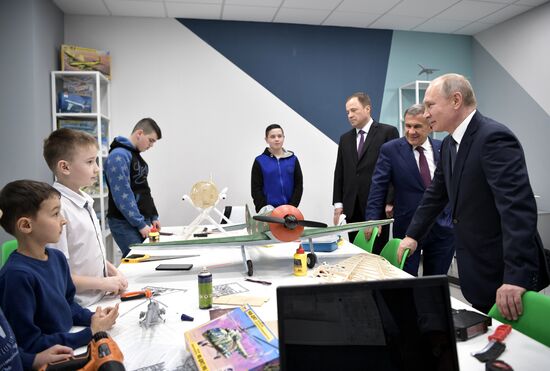 President Putin's working trip to Tatarstan