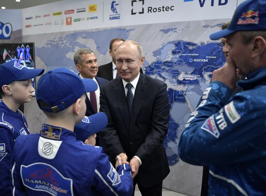 President Putin's working trip to Tatarstan