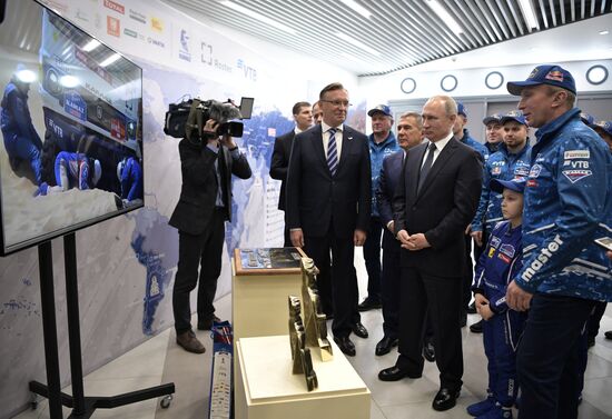 President Putin's working trip to Tatarstan