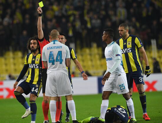Turkey Soccer Europa League Fenerbahce - Zenit