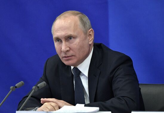 President Putin's working trip to Tatarstan