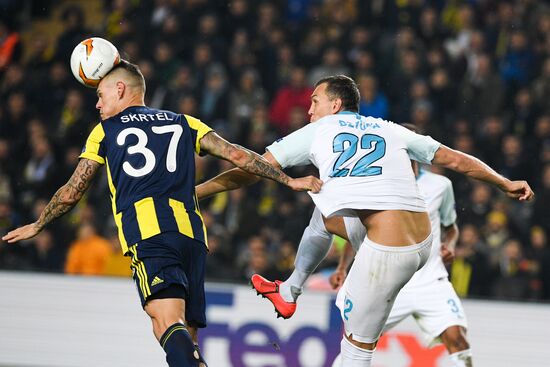 Turkey Soccer Europa League Fenerbahce - Zenit