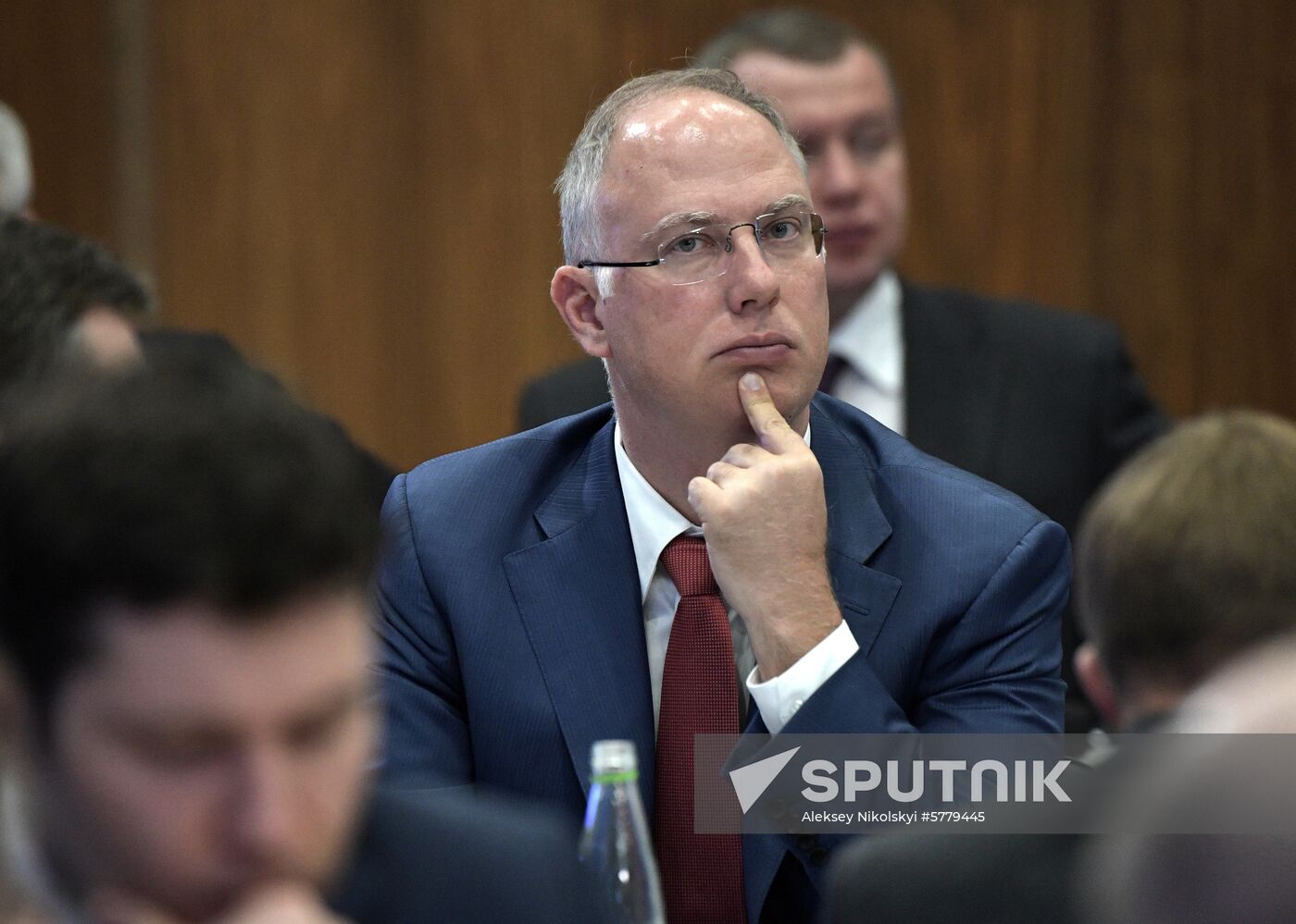 February 12, 2019. Russian Direct Invest Fund CEO Kirill Dmitriev at an expanded meeting of the State Council Presidium of the Russian Federation. Location: Russia, Republic of Tatarstan, Innopolis. Author: Aleksey Nikolskyi/Sputnik. President Putin's working trip to Tatarstan
