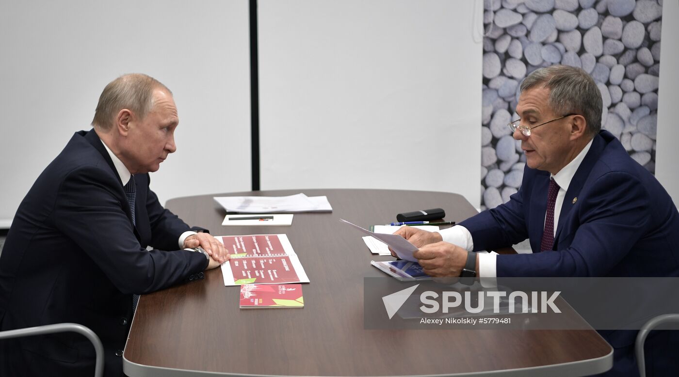 President Putin's working trip to Tatarstan