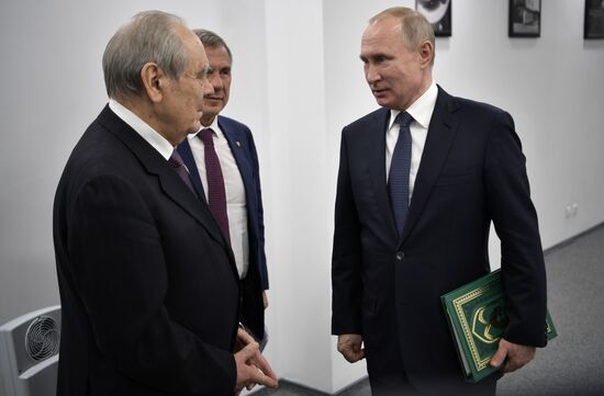 President Putin's working trip to Tatarstan