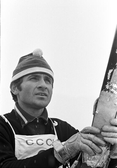 Soviet ski-jumper Koba Tsakadze