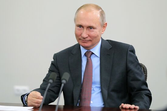 President Vladimir Putin's working trip to Sochi