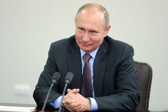 President Vladimir Putin's working trip to Sochi