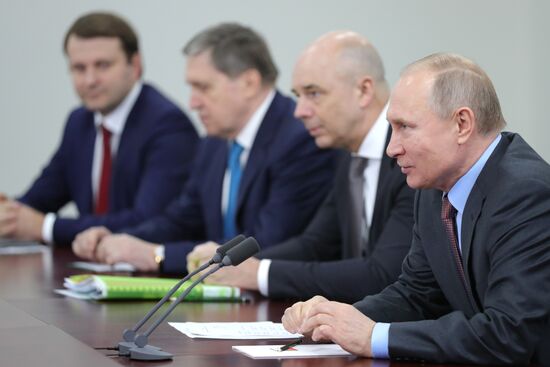 President Vladimir Putin's working trip to Sochi