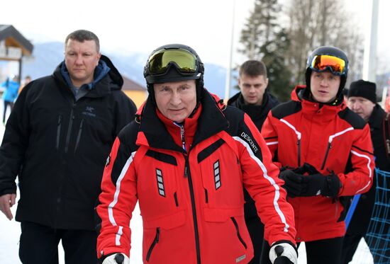 President Vladimir Putin's working trip to Sochi