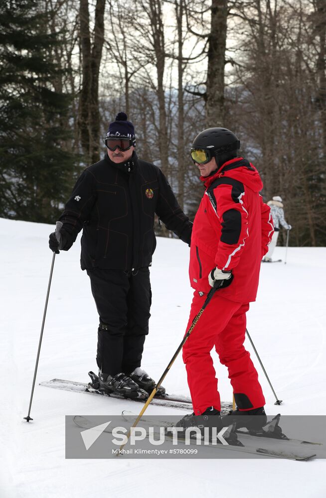 President Vladimir Putin's working trip to Sochi