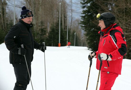 President Vladimir Putin's working trip to Sochi