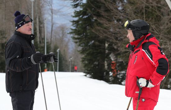 President Vladimir Putin's working trip to Sochi