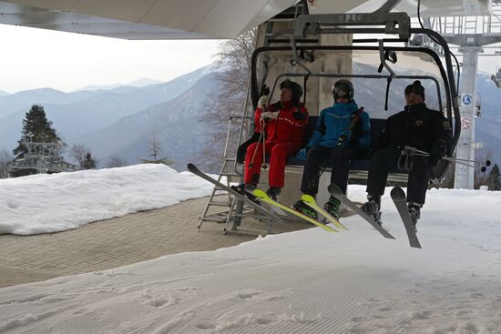 President Vladimir Putin's working trip to Sochi