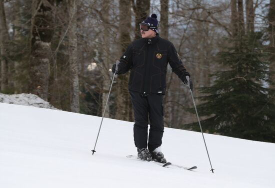 President Vladimir Putin's working trip to Sochi