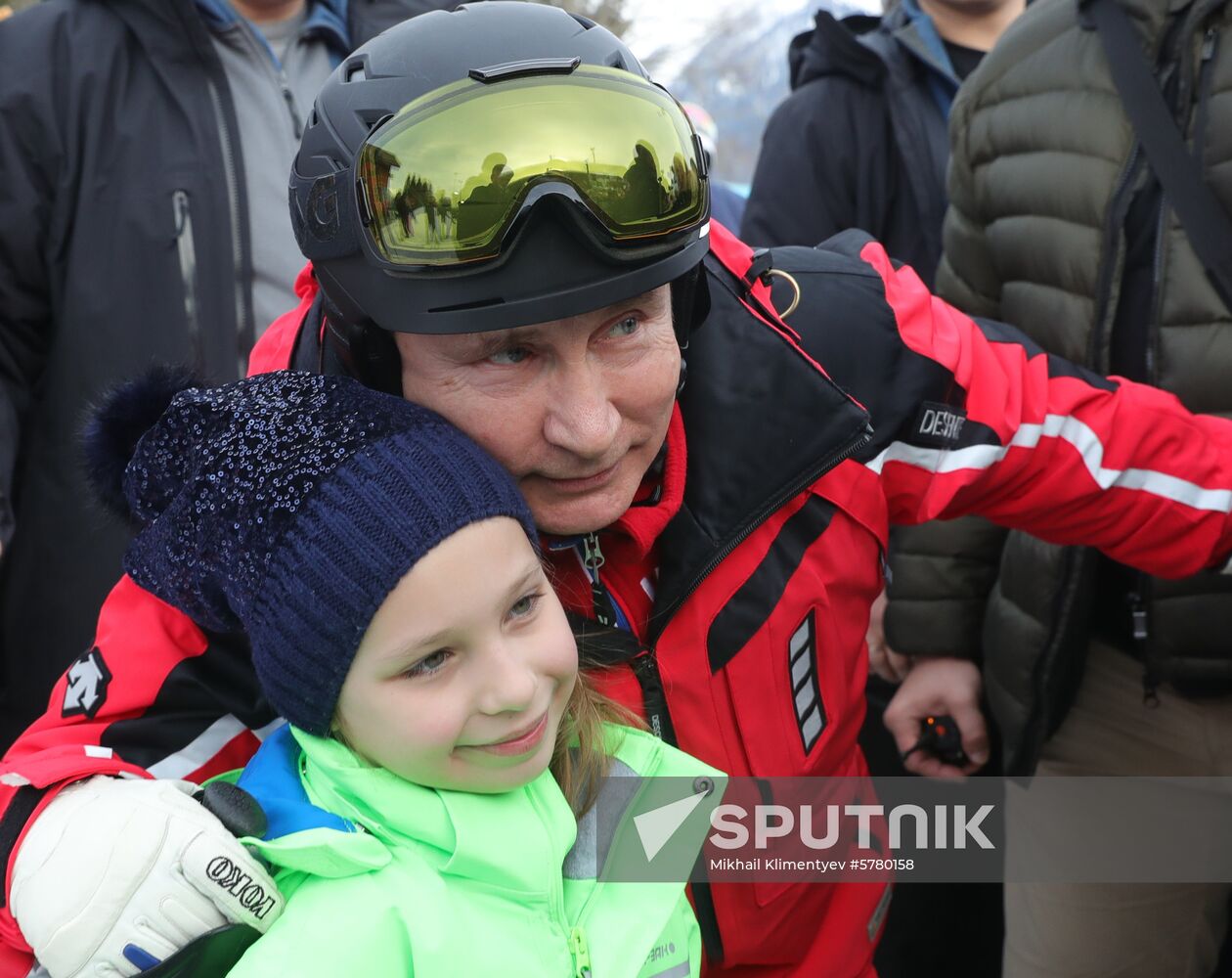President Vladimir Putin's working trip to Sochi