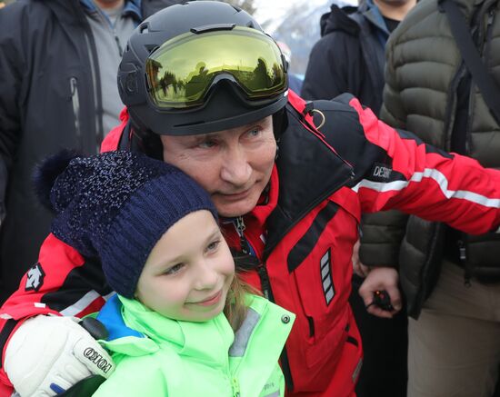 President Vladimir Putin's working trip to Sochi