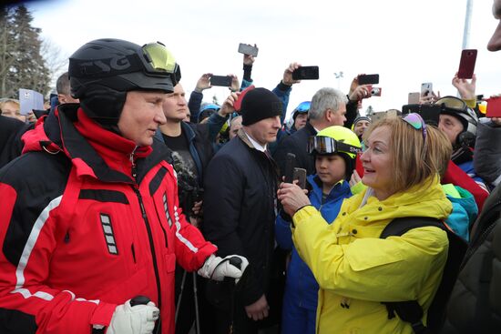 President Vladimir Putin's working trip to Sochi