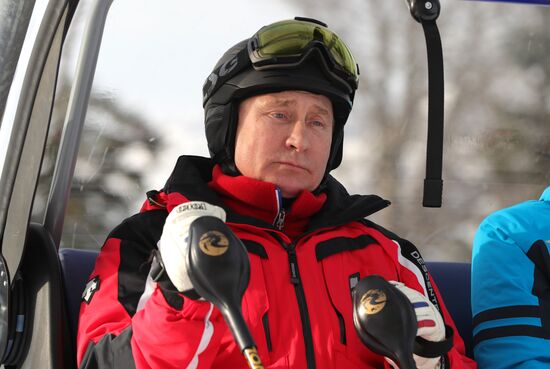 President Vladimir Putin's working trip to Sochi
