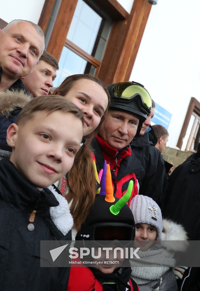 President Vladimir Putin's working trip to Sochi