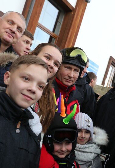 President Vladimir Putin's working trip to Sochi