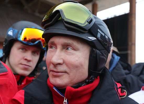 President Vladimir Putin's working trip to Sochi
