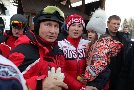 President Vladimir Putin's working trip to Sochi