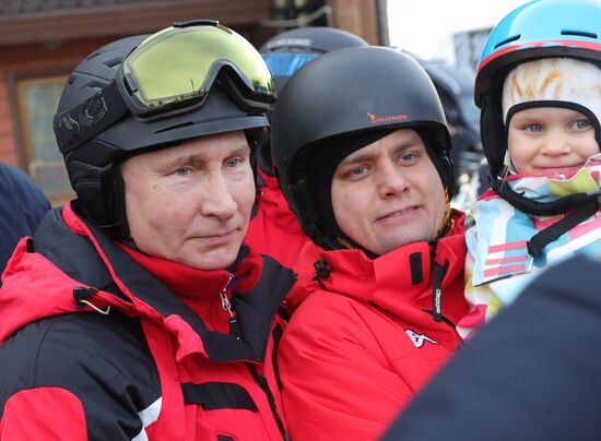 President Vladimir Putin's working trip to Sochi