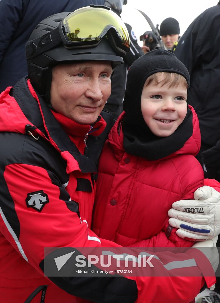President Vladimir Putin's working trip to Sochi