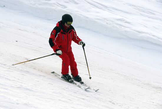 President Vladimir Putin's working trip to Sochi