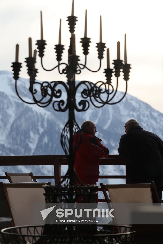 President Vladimir Putin's working trip to Sochi