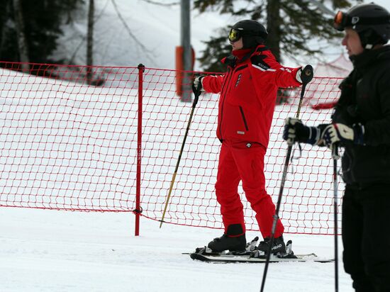 President Vladimir Putin's working trip to Sochi