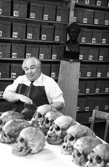 Soviet anthropologist Mikhail Gerasimov