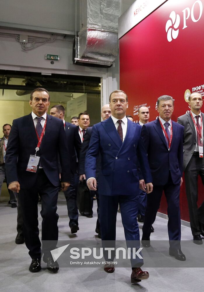 Prime Minister Dmitry Medvedev attends 2019 Russian Investment Forum in Sochi