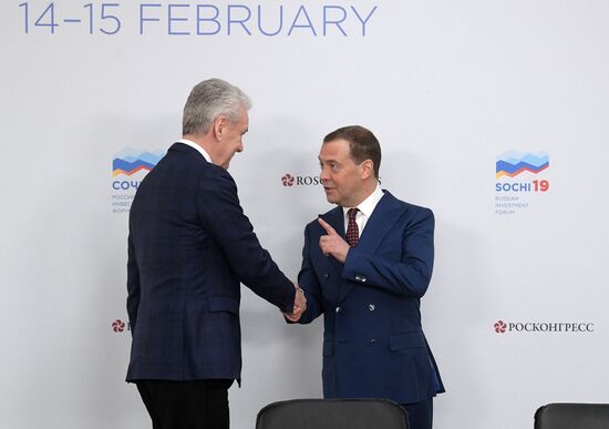 Prime Minister Dmitry Medvedev attends 2019 Russian Investment Forum in Sochi
