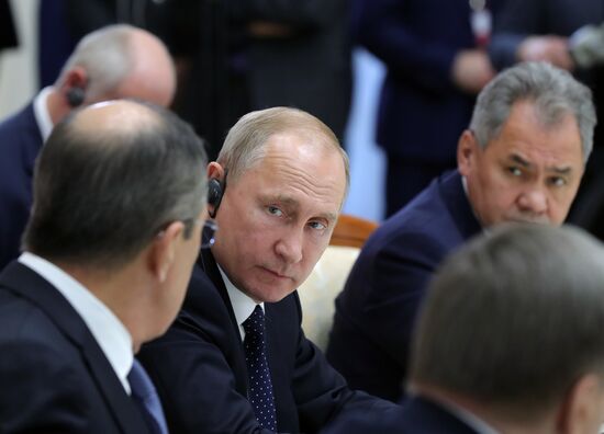President Vladimir Putin's working trip to Sochi