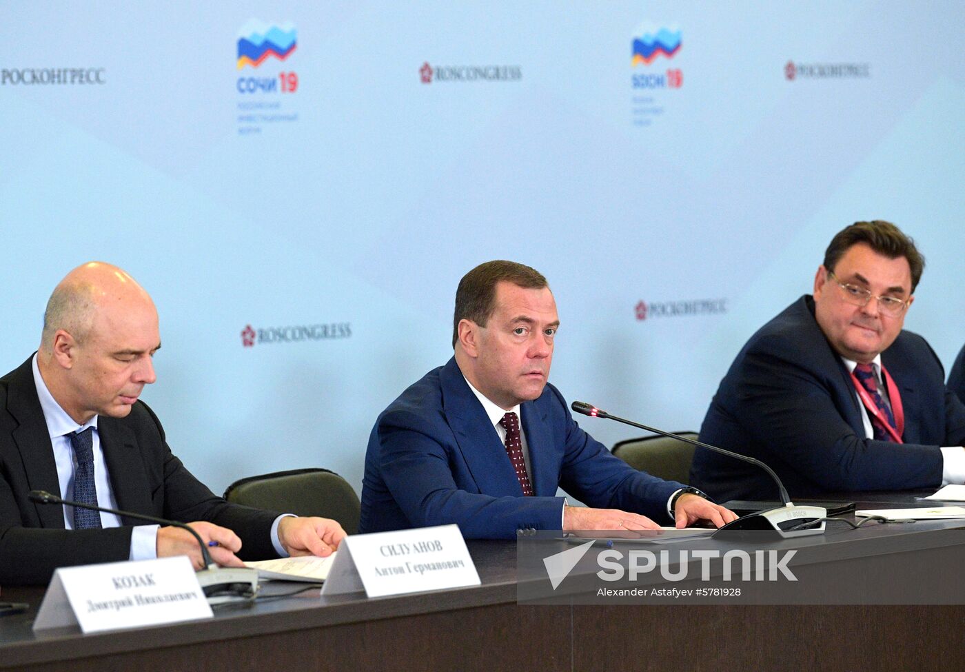 Prime Minister Dmitry Medvedev attends 2019 Russian Investment Forum in Sochi