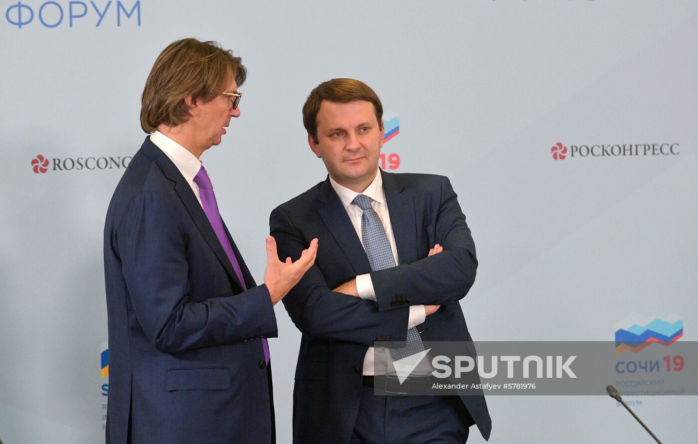 Prime Minister Dmitry Medvedev attends 2019 Russian Investment Forum in Sochi