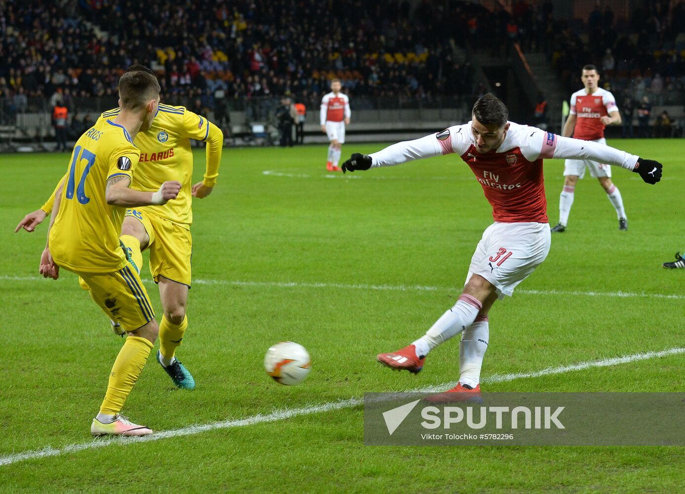 Belarus Soccer Europa League BATE - Arsenal