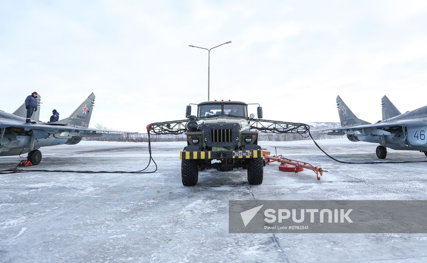 Russia Army Training Flights