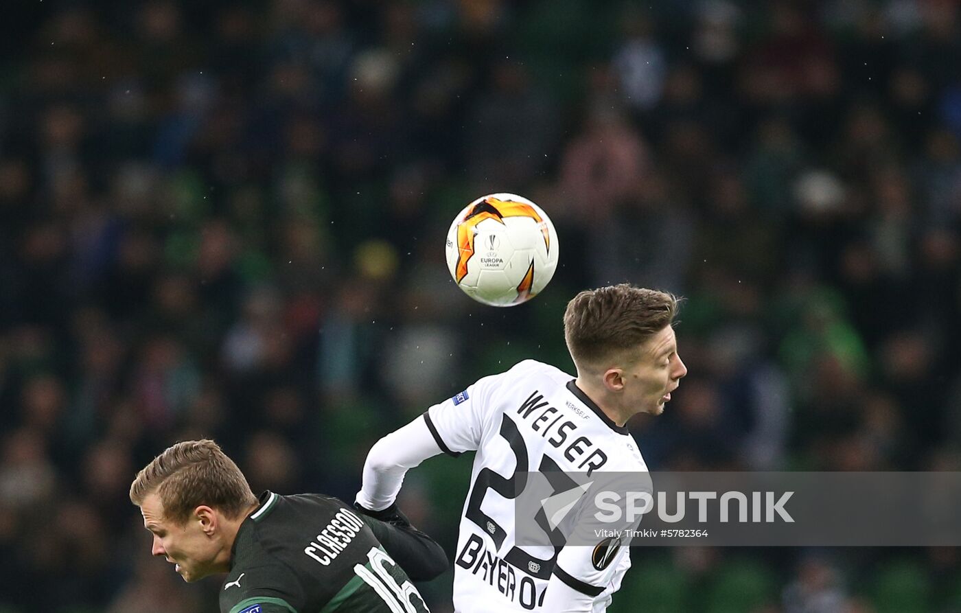 Russia Soccer Europa League Krasnodar - Bayer Leverkusen