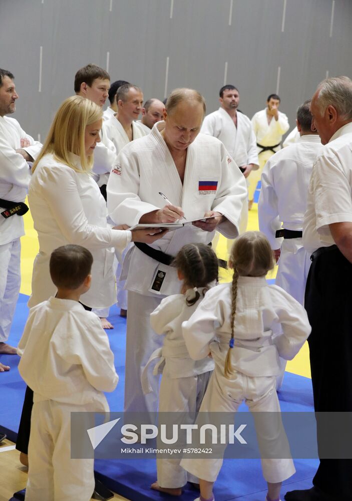 President Vladimir Putin's working trip to Sochi