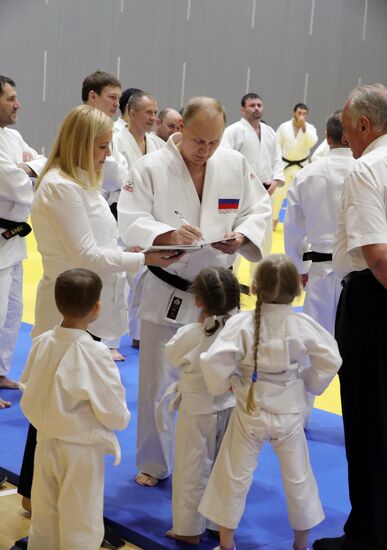 President Vladimir Putin's working trip to Sochi