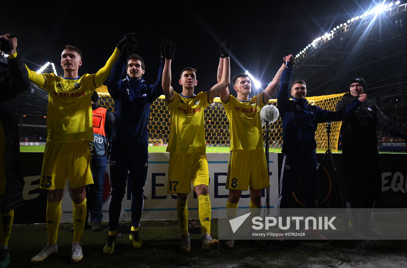 Belarus Soccer Europa League BATE - Arsenal