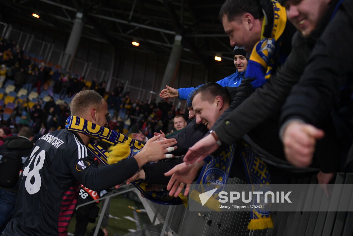 Belarus Soccer Europa League BATE - Arsenal