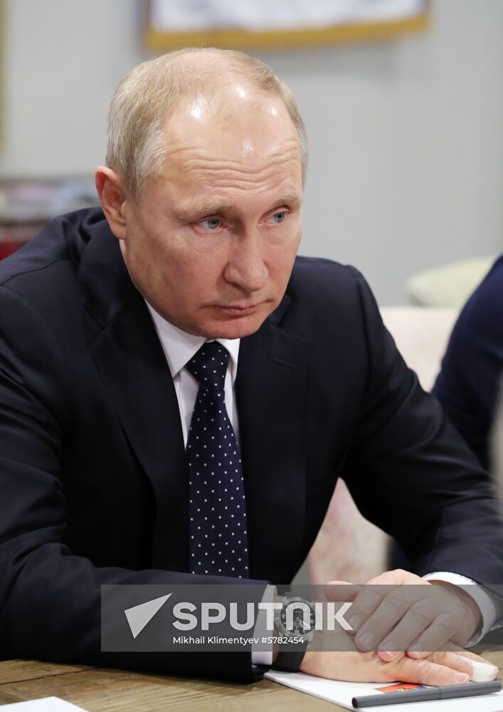 President Vladimir Putin's working trip to Sochi