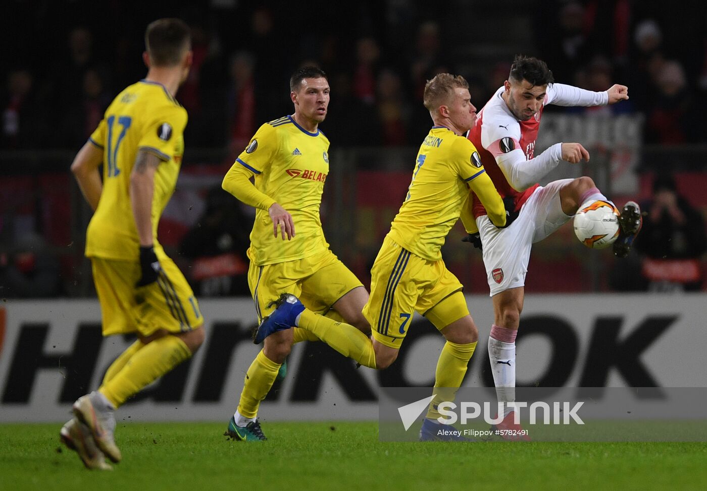 Belarus Soccer Europa League BATE - Arsenal