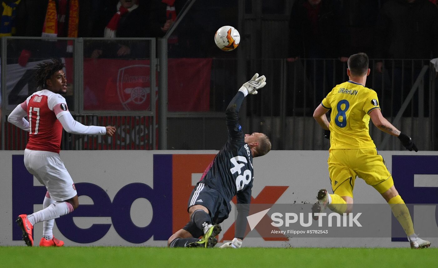 Belarus Soccer Europa League BATE - Arsenal