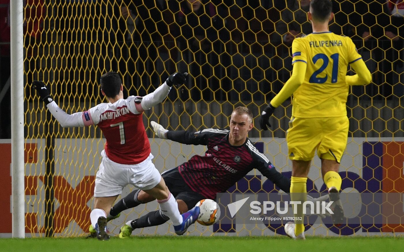 Belarus Soccer Europa League BATE - Arsenal