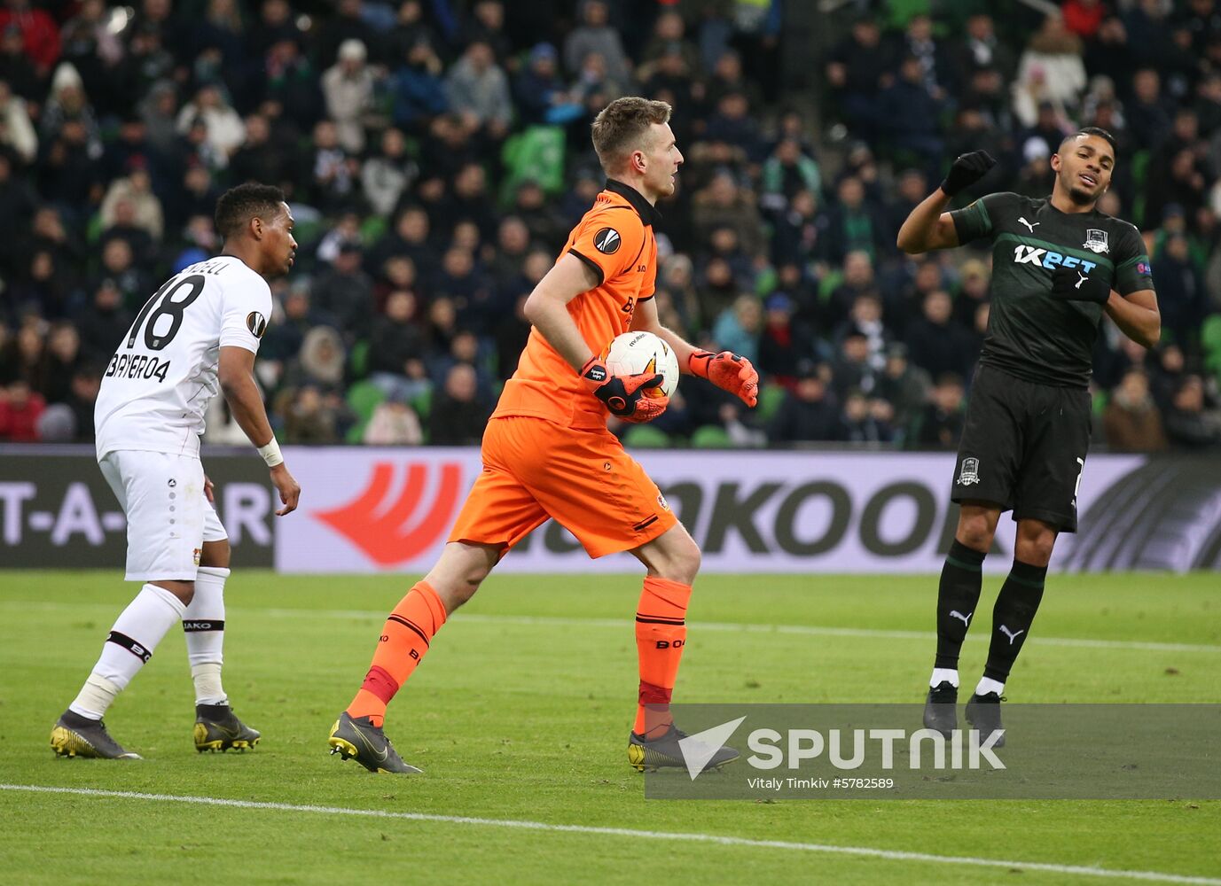 Russia Soccer Europa League Krasnodar - Bayer Leverkusen
